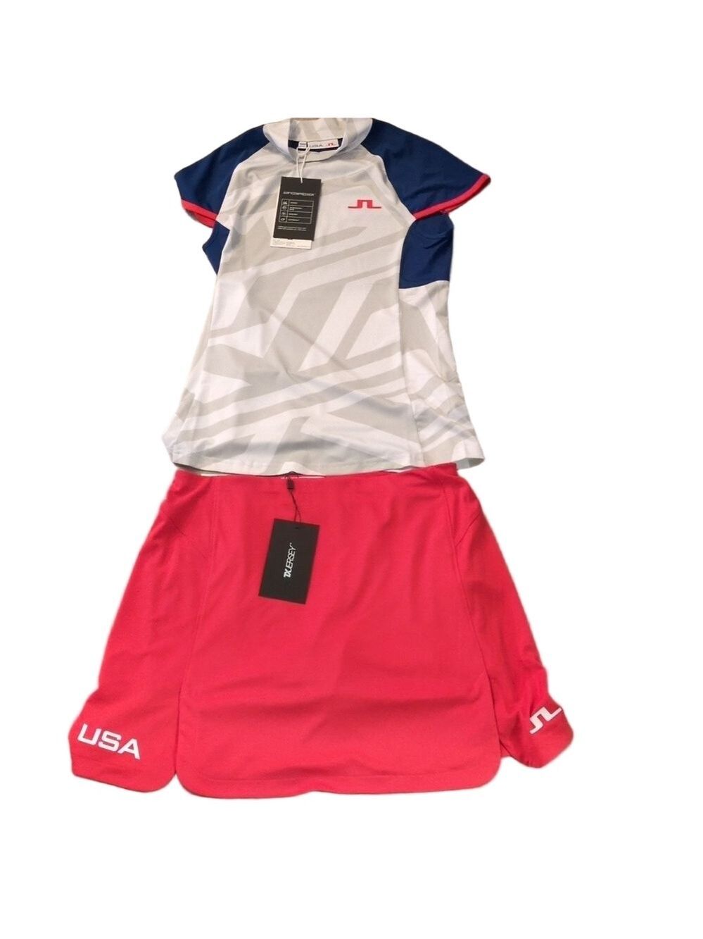 J. Lindenberg Usa Golf Skort And Top Size Medium